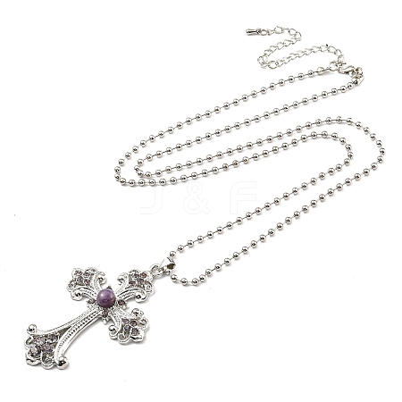 Alloy Pendant Necklaces WG8265-3-1