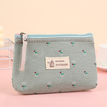 Waterproof Canvas Cosmetic Zipper Bags PW-WG637D7-03-1