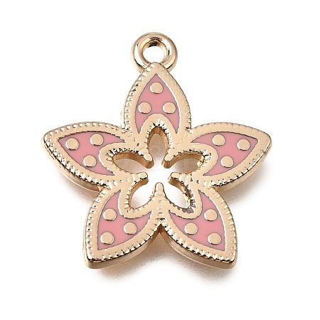 Alloy with Enamel Pendants AL-CBA2F44-01G-01-1
