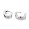 Tarnish Resistant 304 Stainless Steel Huggie Hoop Earrings EJEW-O087-09E-P-2