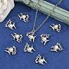 SHEGRACE Brass Colorful Cubic Zirconia Charms XGRQ3P154-591P-5