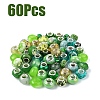 60Pcs Resin European Beads RPDL-YW0001-14A-1