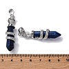 Dyed Natural Lapis Lazuli Pendants G-A241-01P-15-3