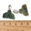 Natural Indian Agate Pendants G-Z067-01P-08-3