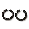 202 Stainless Steel Polishing Hoop Earrings EJEW-M106-02EB-07-4