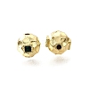 Brass Micro Pave Cubic Zirconia Beads KK-V011-06A-G-1
