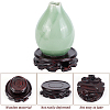 AHADEMAKER 4Pcs 4 Style Vintage Wood Display Base Decoration AJEW-GA0004-32-4