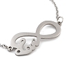 Non-Tarnish Stainless Steel Cable Chain Link Bracelets for Women Men STAS-Z061-01P-06-2