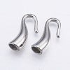 Tarnish Resistant 304 Stainless Steel Hook
 Clasps STAS-E428-01P-1