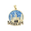 Rack Plating Brass Enamel Pendants KK-H474-21G-04-1