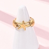 304 Stainless Steel Cuff Open Rings RJEW-C151-03D-G-1