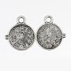 Tibetan Style Alloy Pendants TIBEP-48640-AS-LF-1
