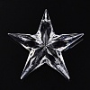 Transparent Acrylic Pendants X-TACR-T028-09A-2