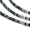 Natural Moss Agate Beads Strands X-G-C228-A01-2x3mm-4