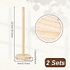 Wood Scrunchie Holders ODIS-WH0001-88A-2