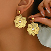 Elegant Stainless Steel Stud Earrings VF4299-5-9