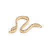 Brass Micro Pave Cubic Zirconia Pendants LS-KK-M321-01A-G-2