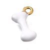 304 Stainless Steel Enamel Pendants STAS-Z151-01G-01-2