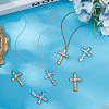 6Pcs 2 Colors 304 Stainless Steel Pendants STAS-BBC0007-21-7