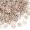 200Pcs Snowflake Unfinished Wood Slice WOOD-UN0001-31-1