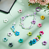   32Pcs 16 Colors Star Food Grade Eco-Friendly Silicone Beads SIL-PH0001-22-5