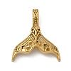 304 Stainless Steel Pendants STAS-P446-13F-G-1