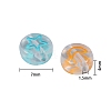 Transparent Clear Acrylic Enamel Beads sgMACR-SZ0001-12-3