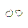 Ion Plating(IP) 304 Stainless Steel Open Jump Rings STAS-N098-062F-01-2