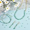 160Pcs 8 Colors Synthetic Turquoise Beads Strands TURQ-NB0001-07-2