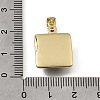 Religion Brass Micro Pave Clear Cubic Zirconia Pendants KK-C262-01G-3