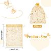 150Pcs 3 Style Organza Bags OP-NB0001-08-2