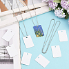 45Pcs Blank Double-sided Heat Transfer Aluminium Pendants DIY-SP0006-29C-5