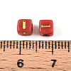 Plating Acrylic Beads OACR-N140-01I-I-3
