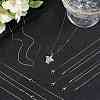 12Pcs 304 Stainless Steel Serpentine Chain Necklaces Set for Men Women NJEW-SC0001-26-4