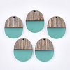 Resin & Wenge Wood Pendants LS-RESI-T023-01H-1