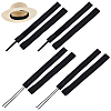 8Pcs 2 Styles  Polyester & Cotton Adjustable Hat Sweatband DIY-BC0013-50A-1