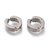 303 Stainless Steel Cuff Earrings EJEW-F262-01D-P-1