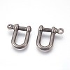 304 Stainless Steel Screw D-Ring Anchor Shackle Clasps STAS-O114-096A-AS-1