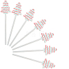 14Pcs Wooden Cake Toppers Decorations DIY-CN0005-56B-7