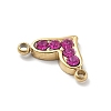 304 Stainless Steel Rhinestone Pendants STAS-L283-34G-3