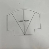 Acrylic Scallops Zip Pouch bag Template PW22080498501-1