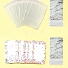 24Pcs 3 Colors Cardboard Earring Display Cards CDIS-FS0001-09-6