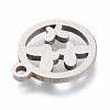 Non-Tarnish 201 Stainless Steel Charms STAS-A047-15P-3