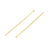 Brass Flat Head Pins X-KK-F824-114D-G-2