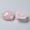 Natural Rose Quartz Cabochons G-L553-39-3