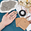 DIY Morse Code Beaded Bracelet Necklace Making Kit DIY-SC0024-46D-3