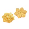 Brass Filigree Cabochons KK-CBACEE9-02C-G-2