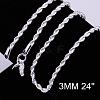 Brass Rope Chain Necklaces LS-NJEW-BB10880-24-1
