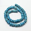 Dyed Synthetic Turquoise Nuggets Beads Strands G-P091-36-2