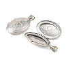 316 Stainless Steel Locket Pendants STAS-K321-06P-2